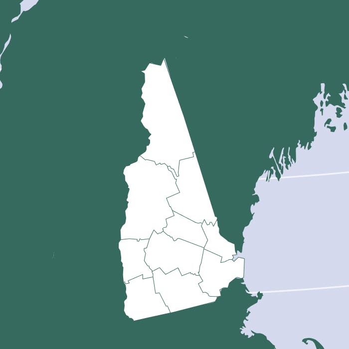 New Hampshire Cannabis County Information